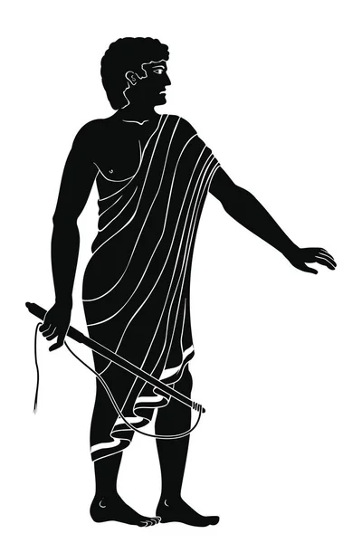 Ancient Greek men. — Stock Vector