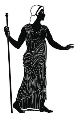 Antik Yunan kadını.