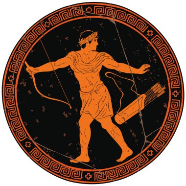 Antik Yunan savaşçı.