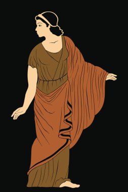 Antik Yunan kadını.