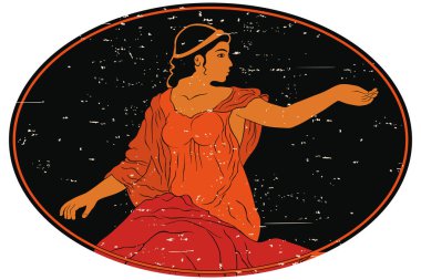 Antik Yunan kadını.