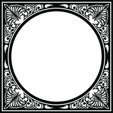 Vektör modern süsleme.