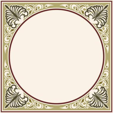 Vektör modern süsleme.