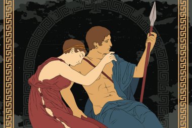 Antik Yunan halkı.