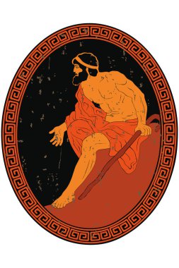 Antik Yunan yaşlı adam.