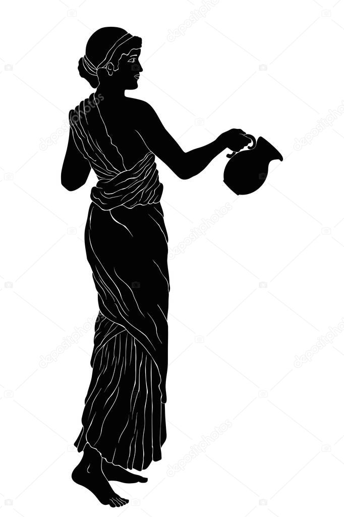 Ancient Greek woman.