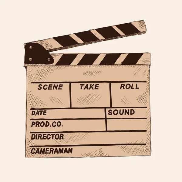 Film clapper conseil . — Image vectorielle