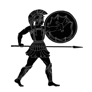 Antik Yunan savaşçı.