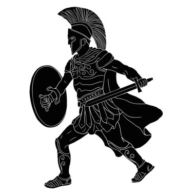 Antik Yunan savaşçı.