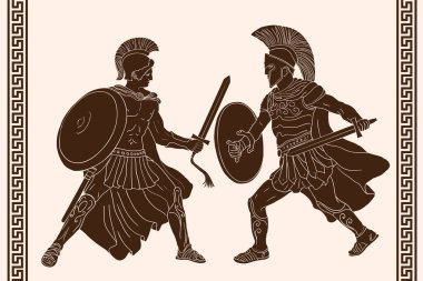 Antik Yunan savaşçı.