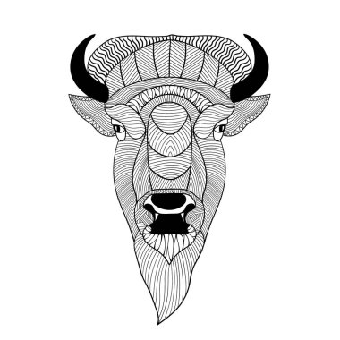 Bir bizonun ağzı..