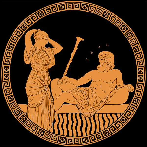 Antik Yunan halkı.