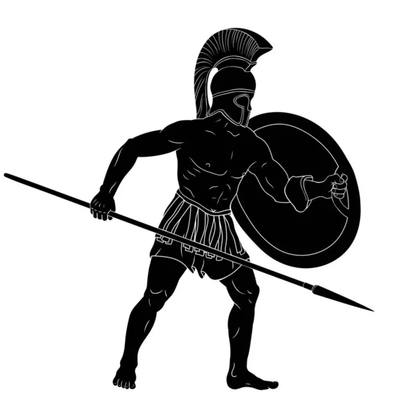 Roman Empire Warrior. — Stock Vector