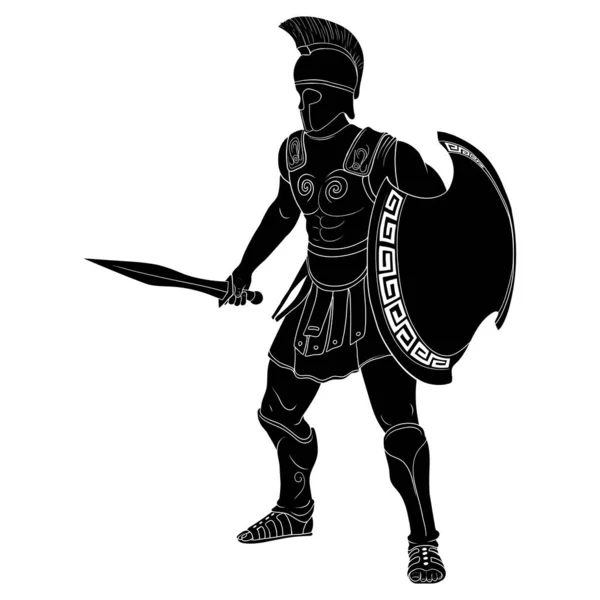 Roman Empire Warrior. — Stock Vector