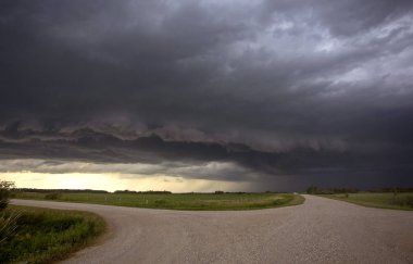 Bozkır Fırtınası Kanada 'yı bulutlandırıyor Yaz tehlikesi kırsal 