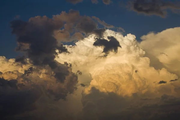 Prairie Storm Mraků Saskatchewan Kanada Zemědělské Půdy — Stock fotografie