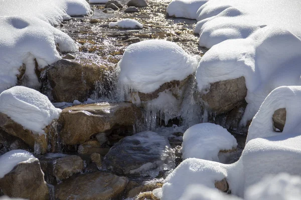 Góry Skaliste Jesień Zima Kananaskis Banff Kanada — Zdjęcie stockowe