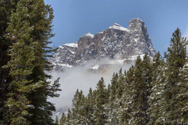 Rocky Dağları kış sonbahar KANANASKIS Banff Kanada