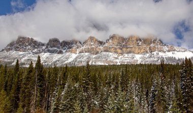 Rocky Dağları kış sonbahar KANANASKIS Banff Kanada