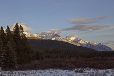 Rocky Dağları kış sonbahar KANANASKIS Banff Kanada