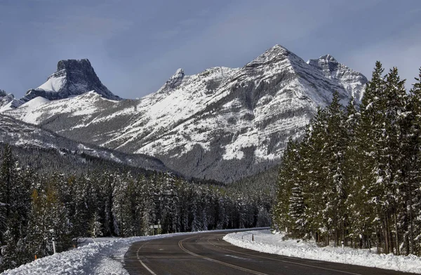 Montañas Rocosas Invierno Otoño Kananaskis Banff Canadá — Foto de Stock