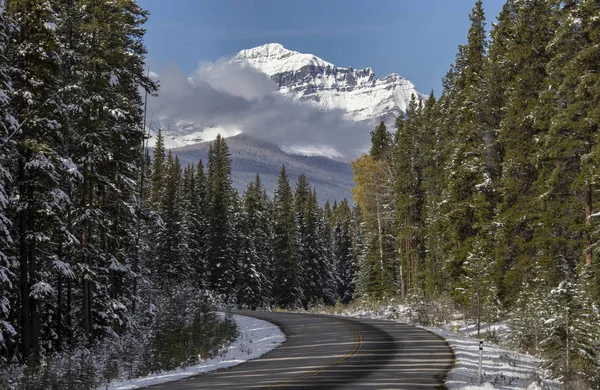 Montañas Rocosas Invierno Otoño Kananaskis Banff Canadá —  Fotos de Stock