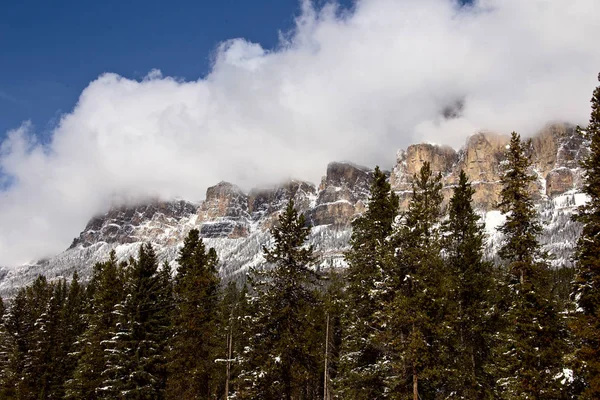 Montañas Rocosas Invierno Otoño Kananaskis Banff Canadá — Foto de Stock