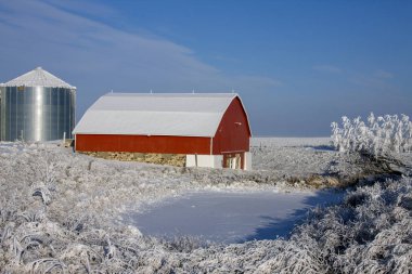 Kış Buzu Saskatchewan Kanada buz fırtınası tehlikesi