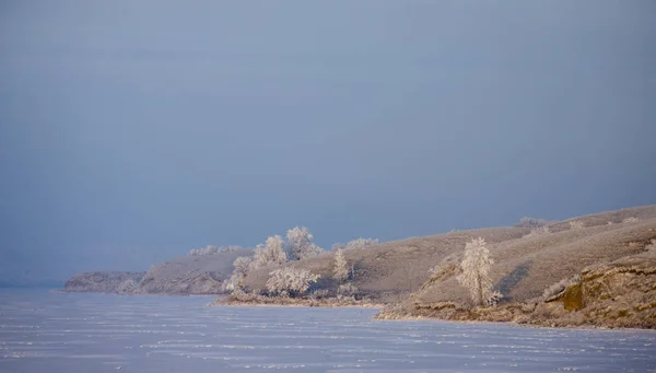 Inverno Gelo Saskatchewan Canada Pericolo Tempesta Ghiaccio — Foto Stock