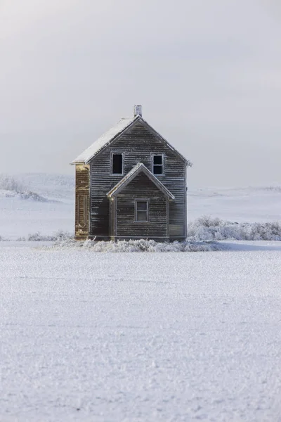 Froid Hivernal Saskatchewan Canada Tempête Verglas Danger — Photo