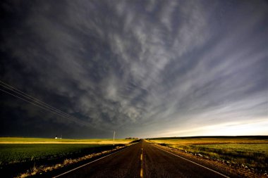 Prairie fırtına bulutları