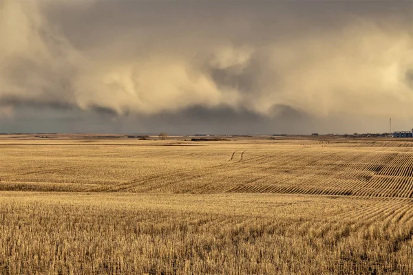 Prairie storm wolken — Stockfoto