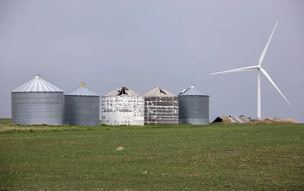 Ветряная электростанция в Ири — стоковое фото
