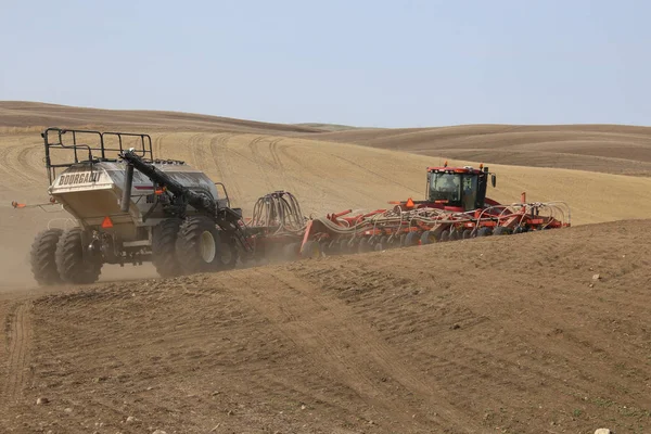 Siembra en Saskatchewan — Foto de Stock