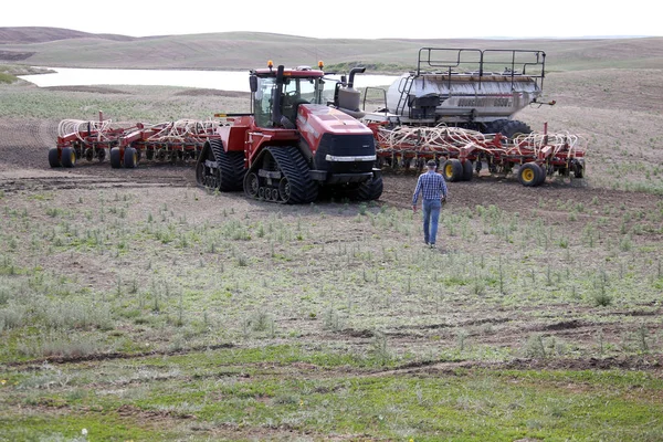 Semina in Saskatchewan — Foto Stock