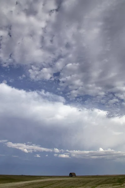 Nuvens de tempestade de pradaria — Fotografia de Stock