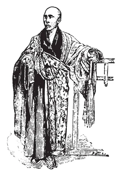 ヴィンテージには 図が刻まれています Larive フルーリ 1895年 — ストックベクタ