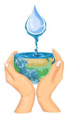 Su kavramı kaydetmek vektörü.