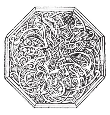 Arabesk, vintage oyma.