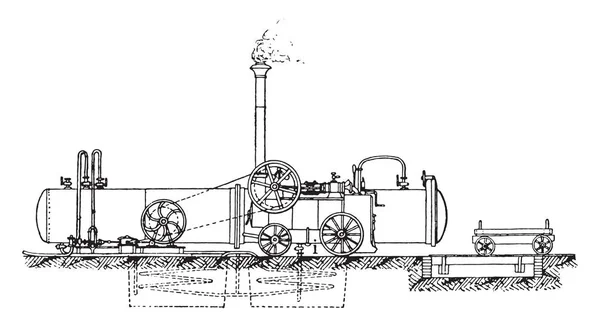 Lege zařízení a Fleury-Pironnet, vintage gravírování. — Stockový vektor