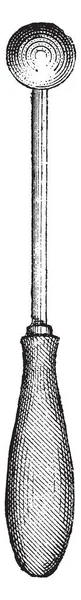 Żelazna Kula Vintage Grawerowane Ilustracja Magasin Pittoresque 1882 — Wektor stockowy