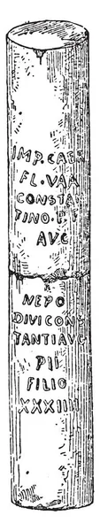 ターミナル ヴィンテージには 図が刻まれています Larive フルーリ 1895年 — ストックベクタ
