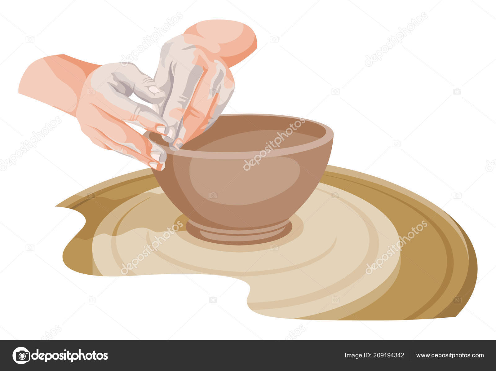 Vector of hands making pottery. Stock Vector Image by ©Morphart #209194342 Vector of hands making pottery. Stock Vector Image by ©Morphart #209194342