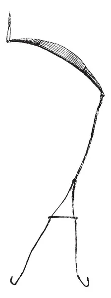 Одна Поворотная Зацепка Винтажная Гравированная Иллюстрация Магазин Питтореске 1876 Года — стоковый вектор