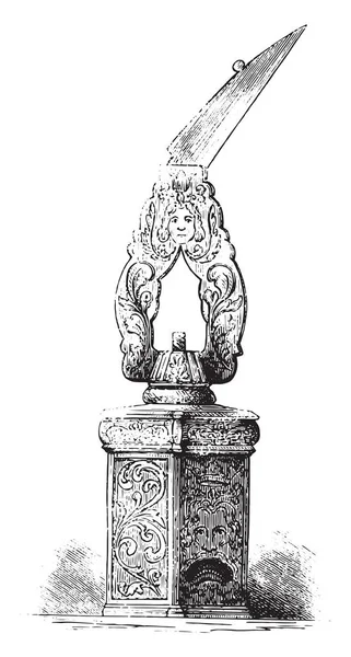 大小笔的第十六世纪 复古刻插图 Magasin Pittoresque 1878 — 图库矢量图片
