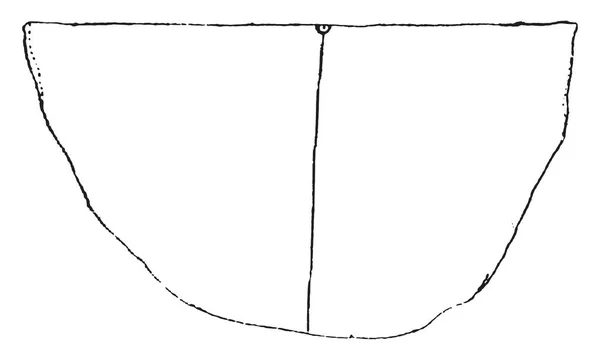 この図やメッシュ ビンテージの刻まれた図反対普通ハード メッシュの流れの方向を示しています — ストックベクタ