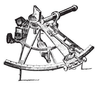 Sextant, vintage oyma.