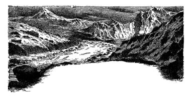 Birinci bölüm, dünya nın dördüncü çağı vintage oyma.