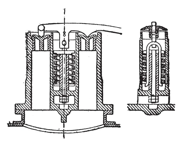 시스템 빈티지 새겨진 1875 — 스톡 벡터