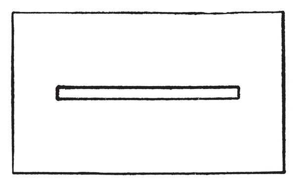 目的の図形で直線線消去シールドは ストレート エッジ ビンテージの線描画や彫刻イラストの小さな拡張子を持つ Bisecting 線を描画します — ストックベクタ